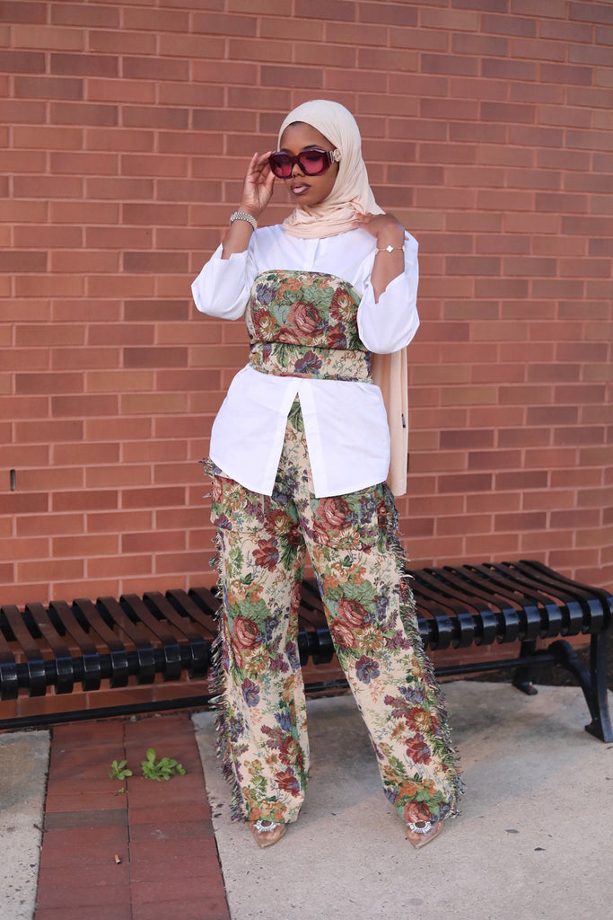 Vintage Rich Auntie | Pant Set