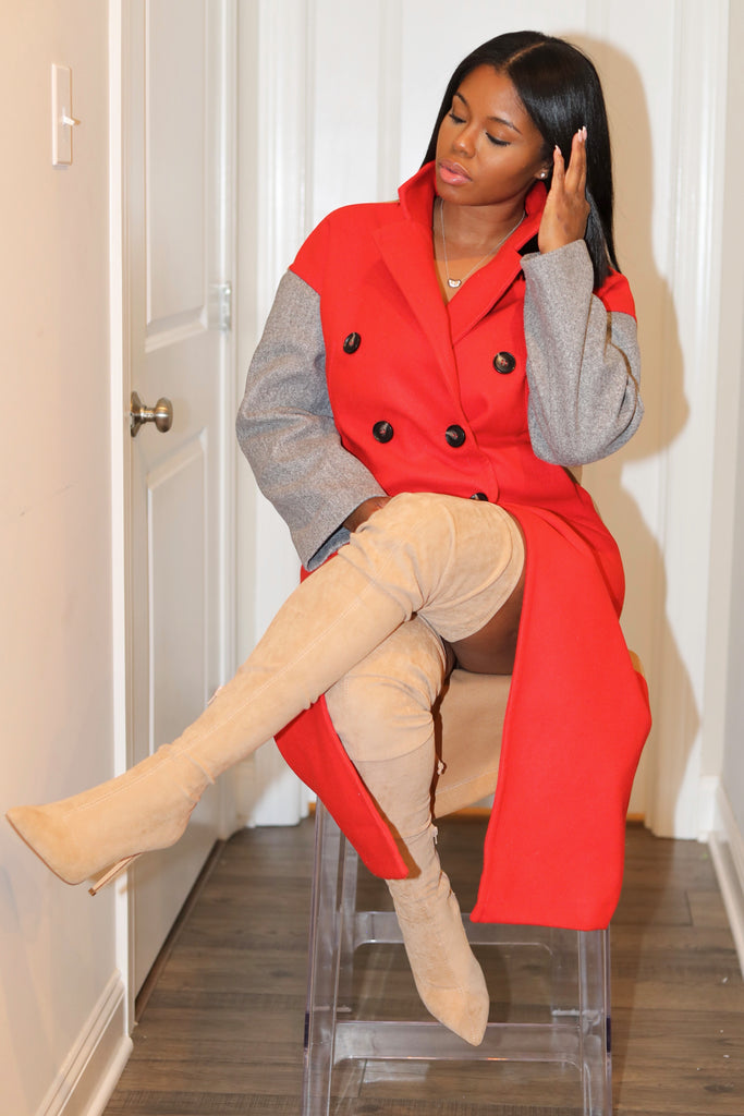 Trifecta | Colorblock Trench